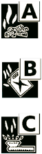 Br�nde fester Stoffe, Br�nde von fl�sssigen oder fl�ssig werdenden Stoffen, Br�nde von Gasen,
