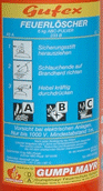 Die richtige Bedienung Ihres Feuerl�schers ist im Ernstfall wichtig!  Beachten sie deshalb das Bedienschild auf Ihrem Feuerl�scher!
